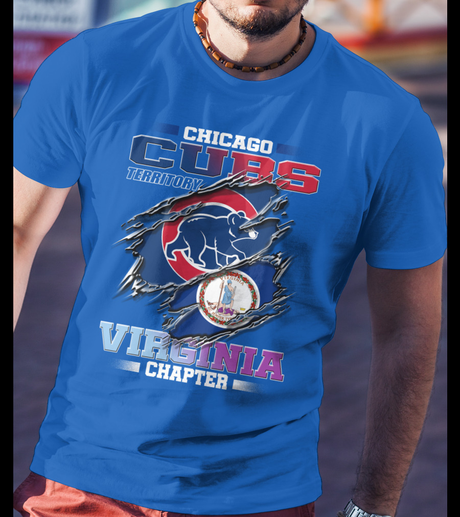 Chicago Cubs Territory Virginia Chapter T-Shirt