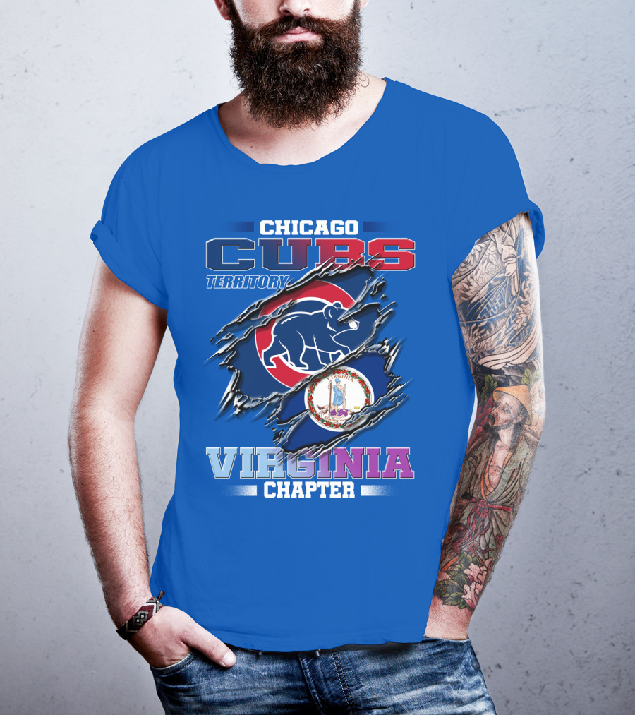 Chicago Cubs Territory Virginia Chapter T-Shirt