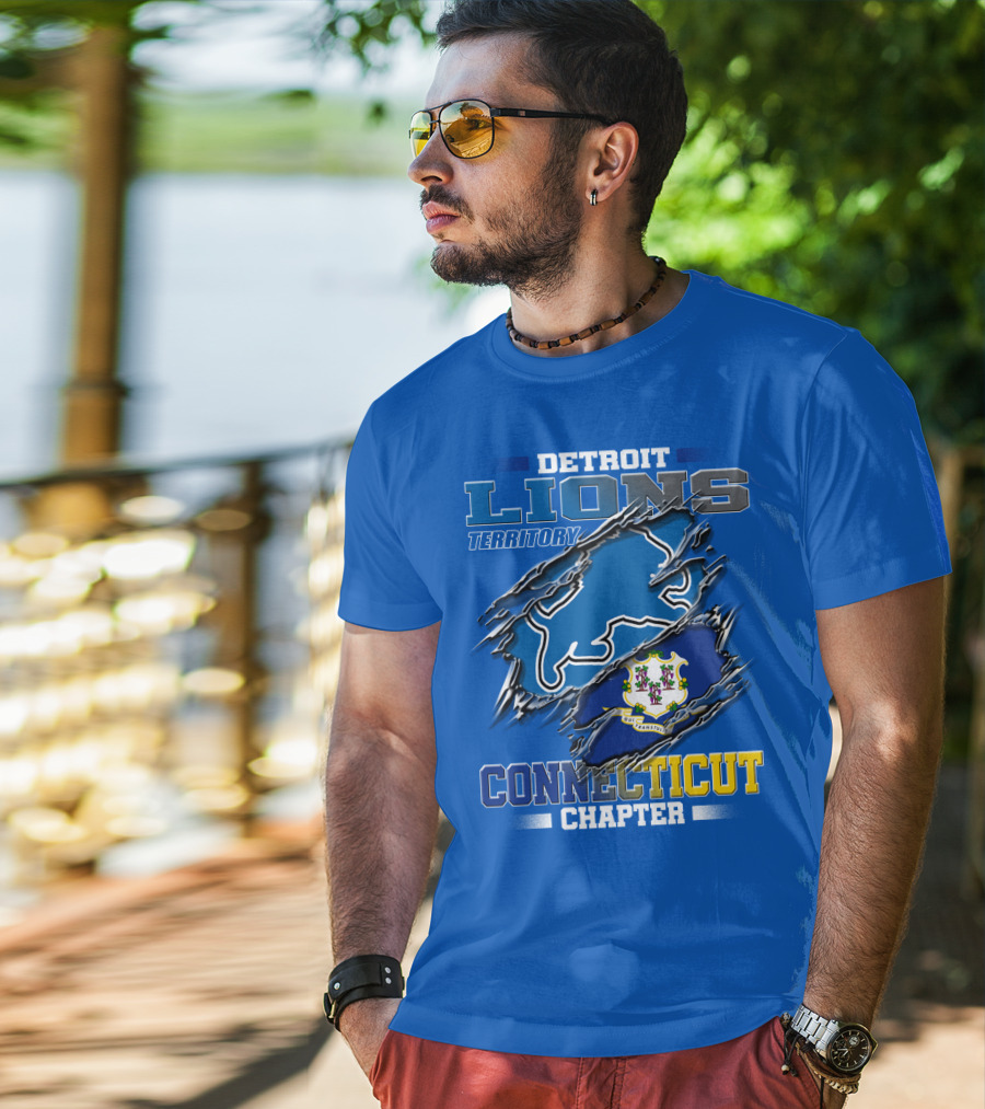 Detroit Lions Territory Connecticut Chapter T-Shirt