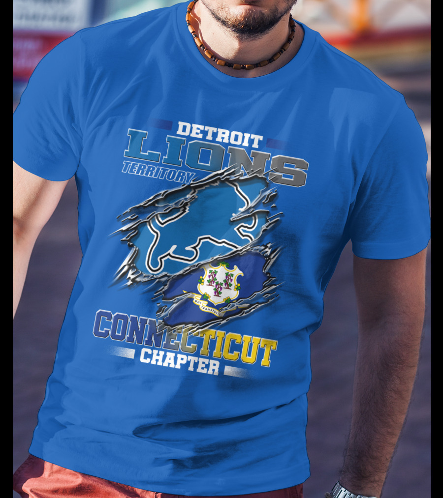 Detroit Lions Territory Connecticut Chapter T-Shirt