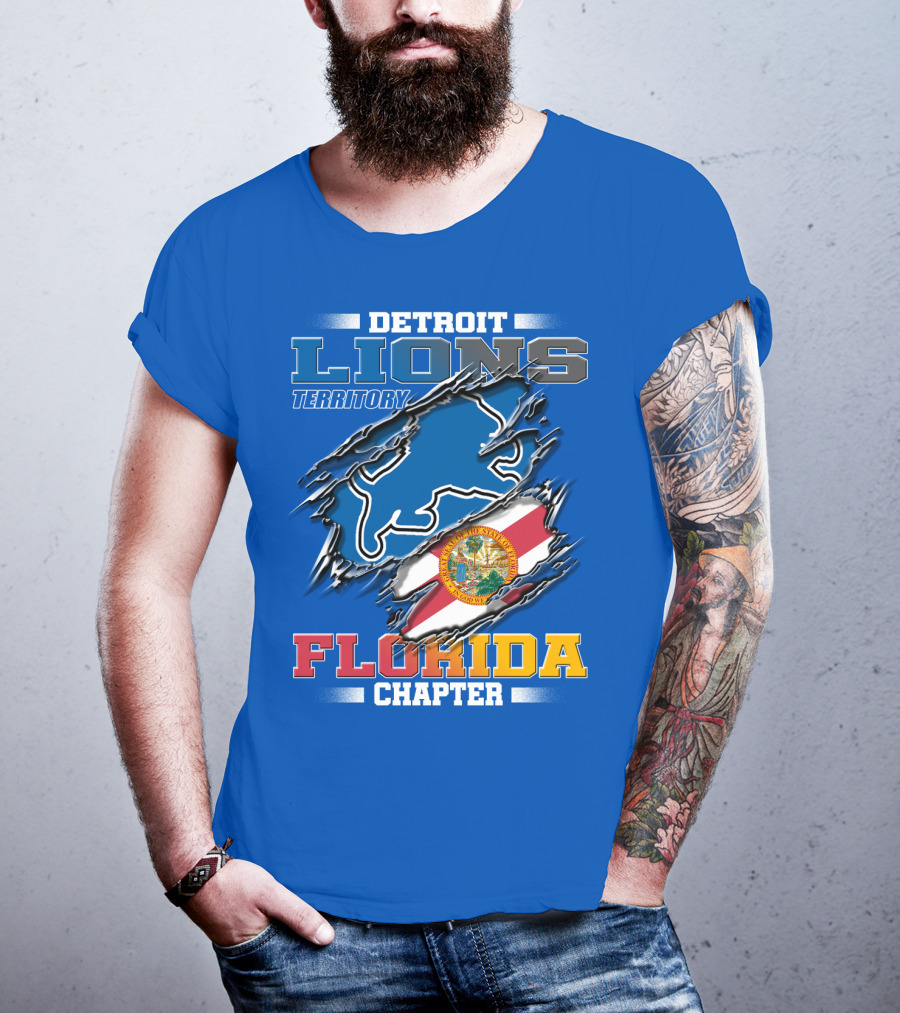 Detroit Lions Territory Florida Chapter T-Shirt
