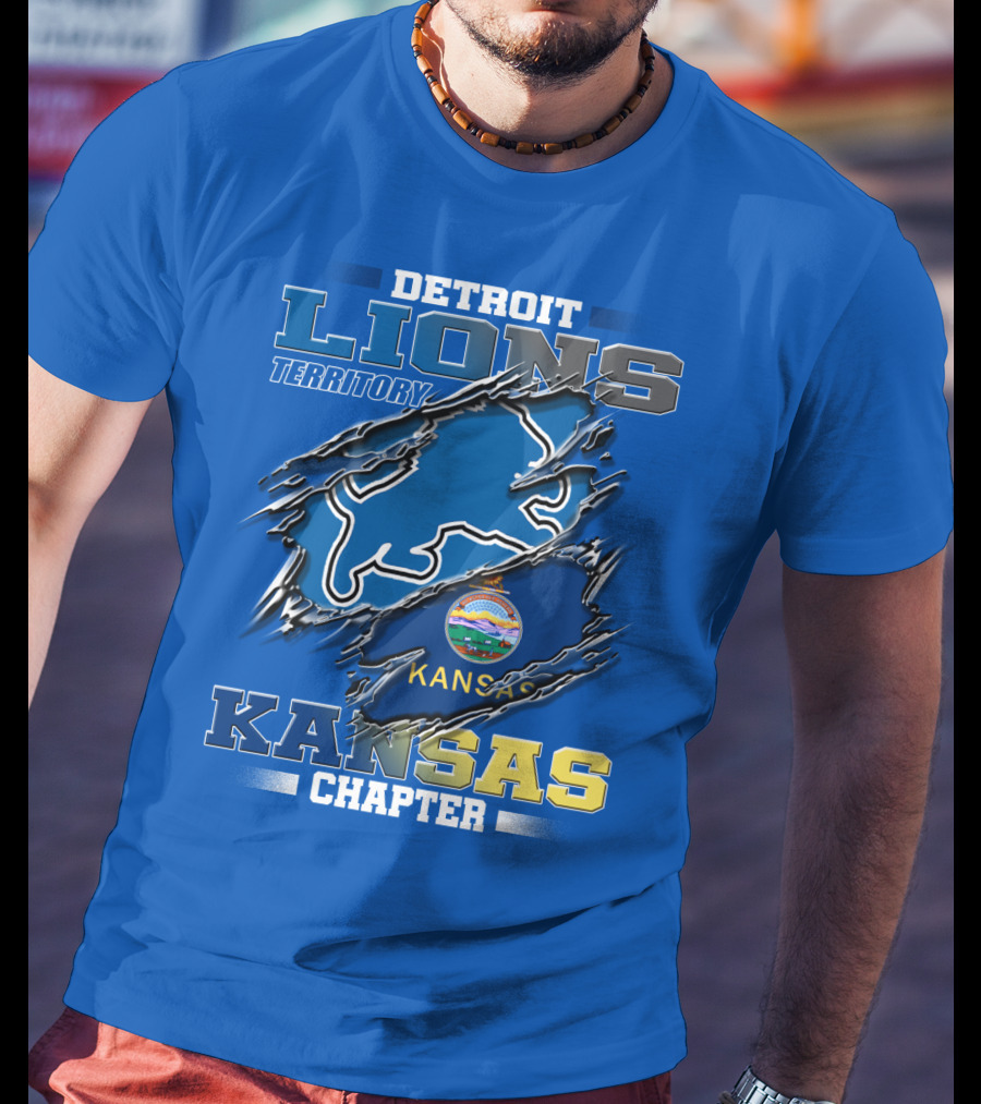 Detroit Lions Territory Kansas Chapter T-Shirt