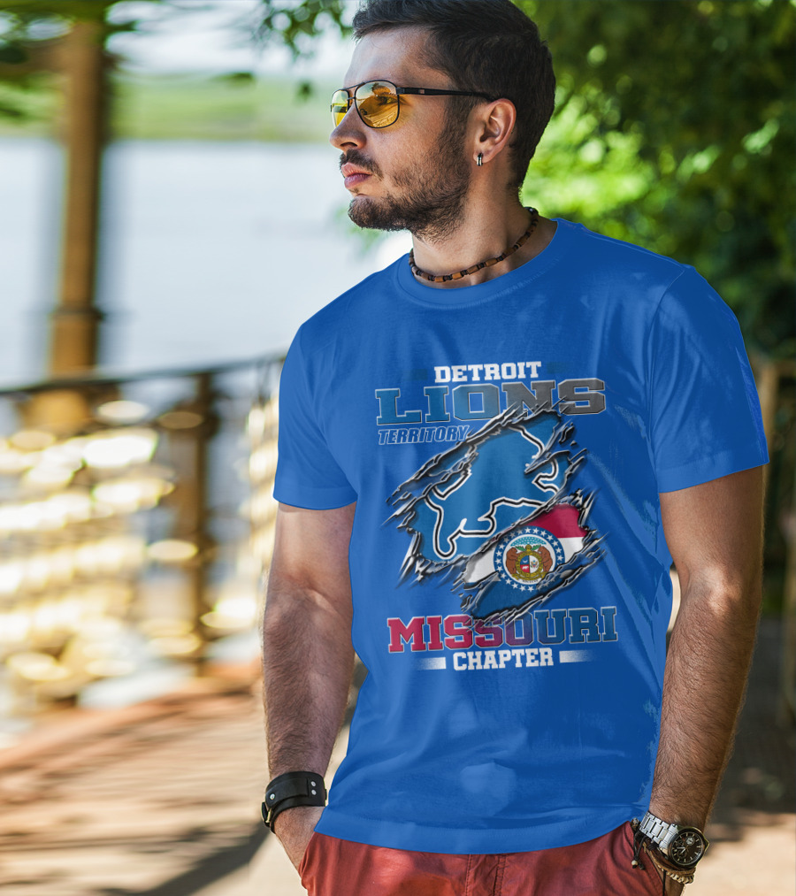 Detroit Lions Territory Missouri Chapter T-Shirt