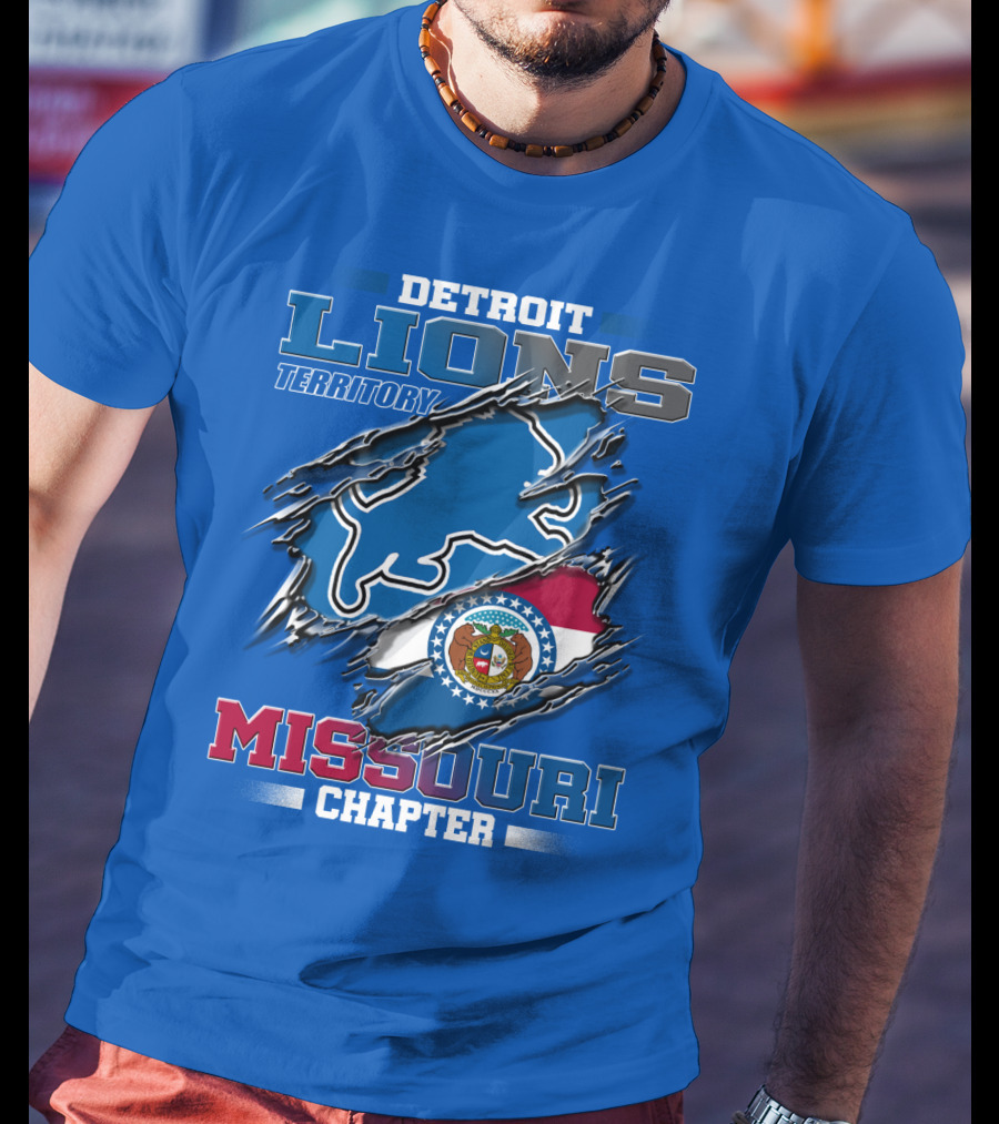 Detroit Lions Territory Missouri Chapter T-Shirt