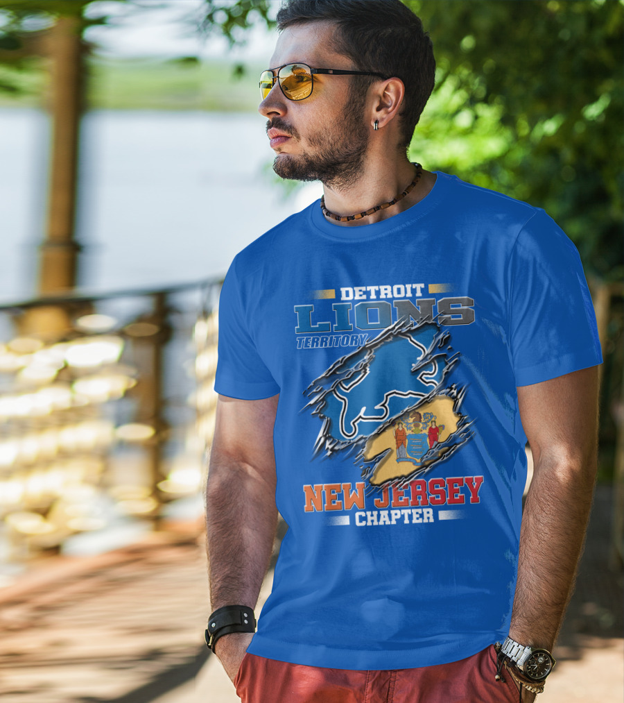 Detroit Lions Territory New Jersey Chapter T-Shirt