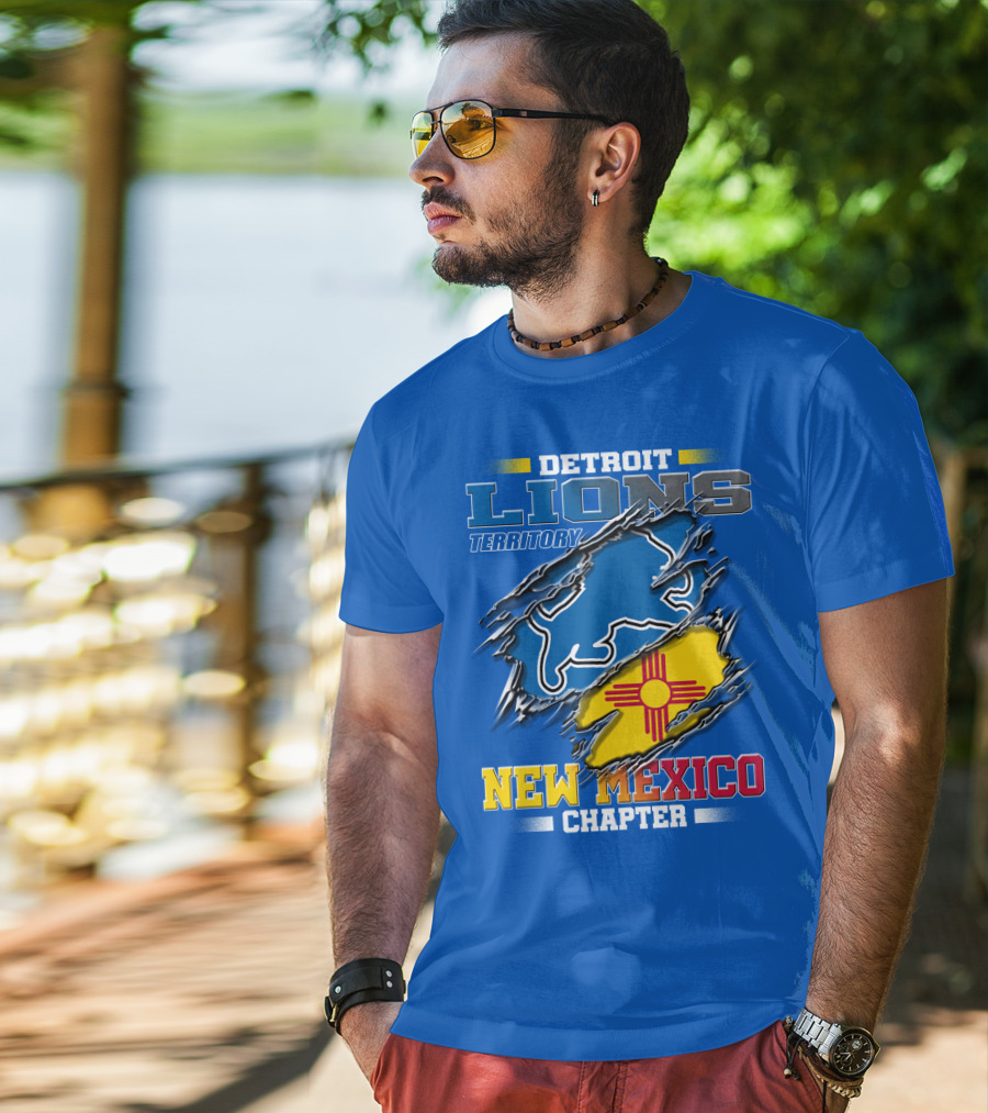 Detroit Lions Territory New Mexico Chapter T-Shirt