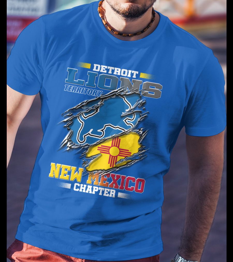 Detroit Lions Territory New Mexico Chapter T-Shirt
