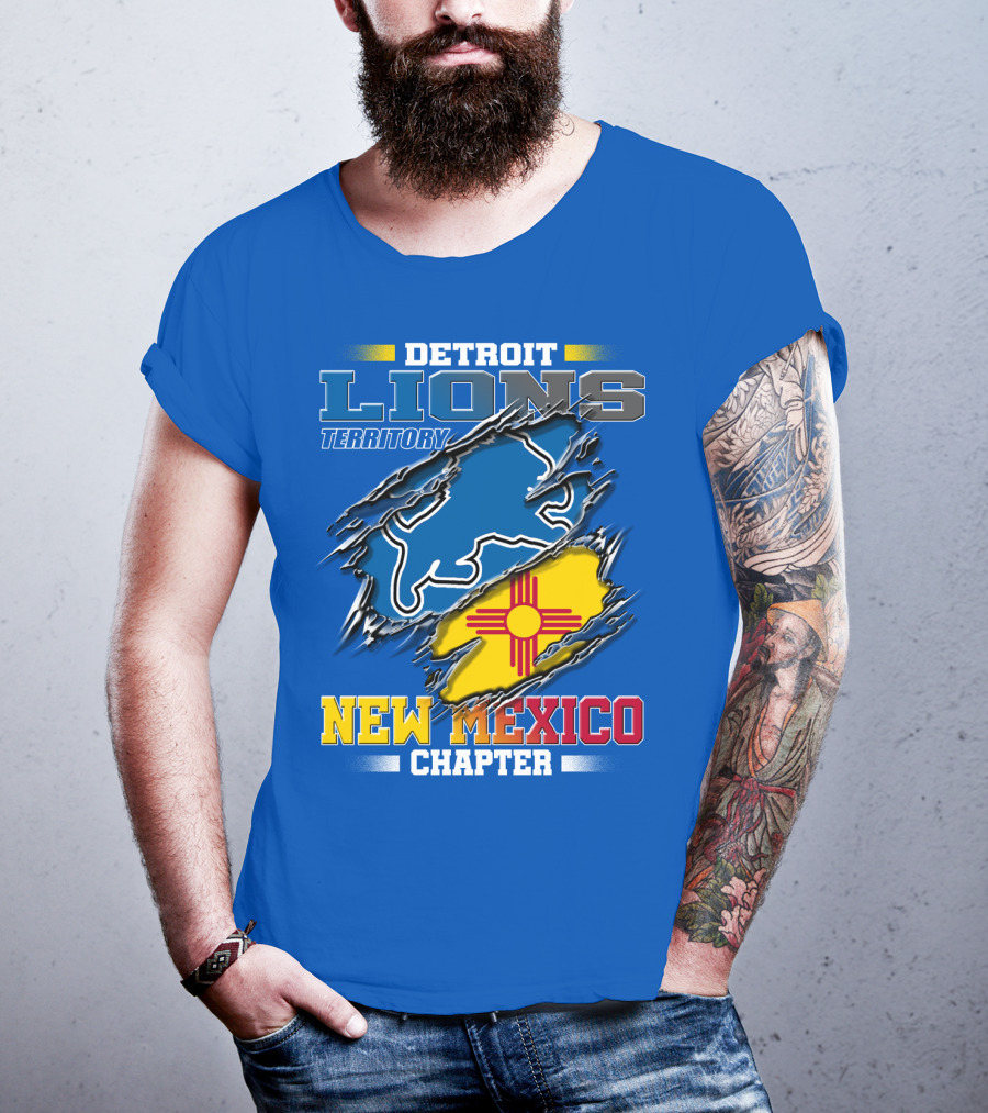 Detroit Lions Territory New Mexico Chapter T-Shirt