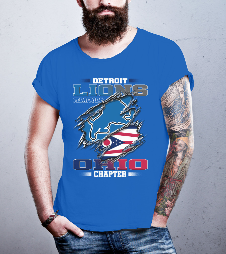Detroit Lions Territory Ohio Chapter T-Shirt