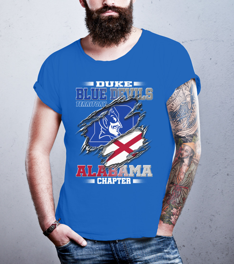 Duke Blue Devils Territory Alabama Chapter T-Shirt