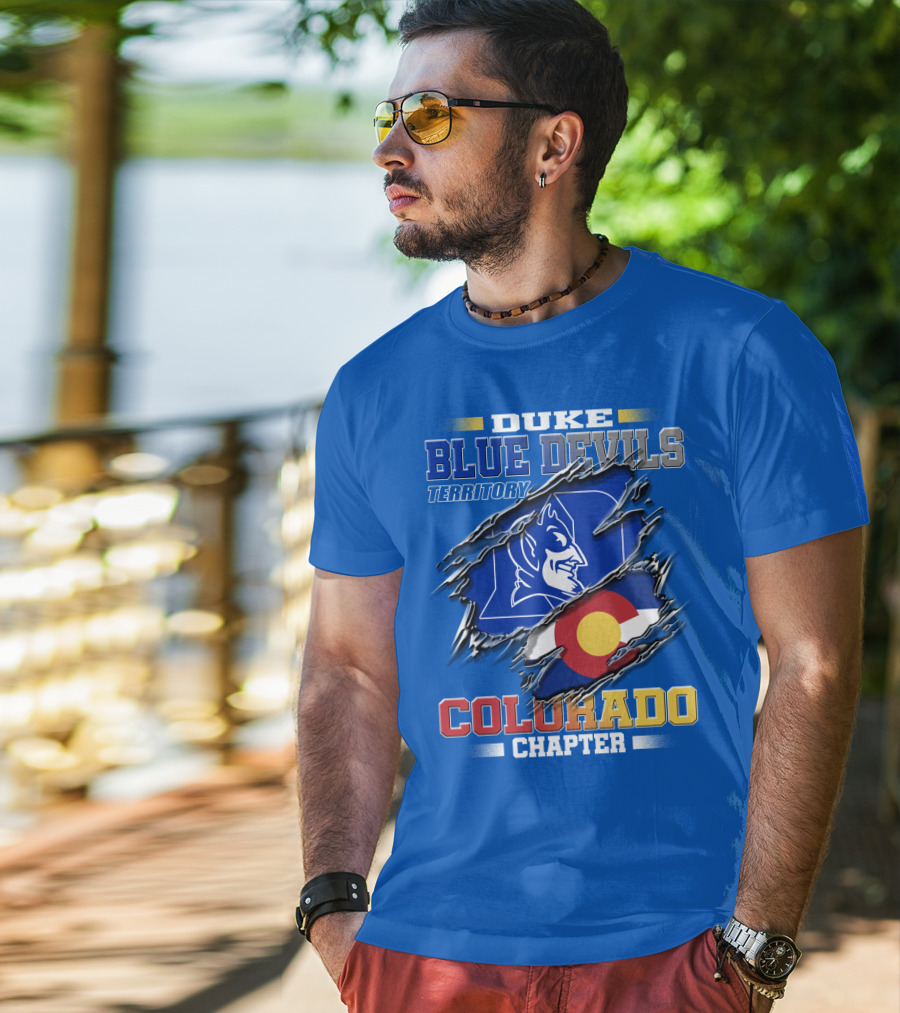 Duke Blue Devils Territory Colorado Chapter T-Shirt