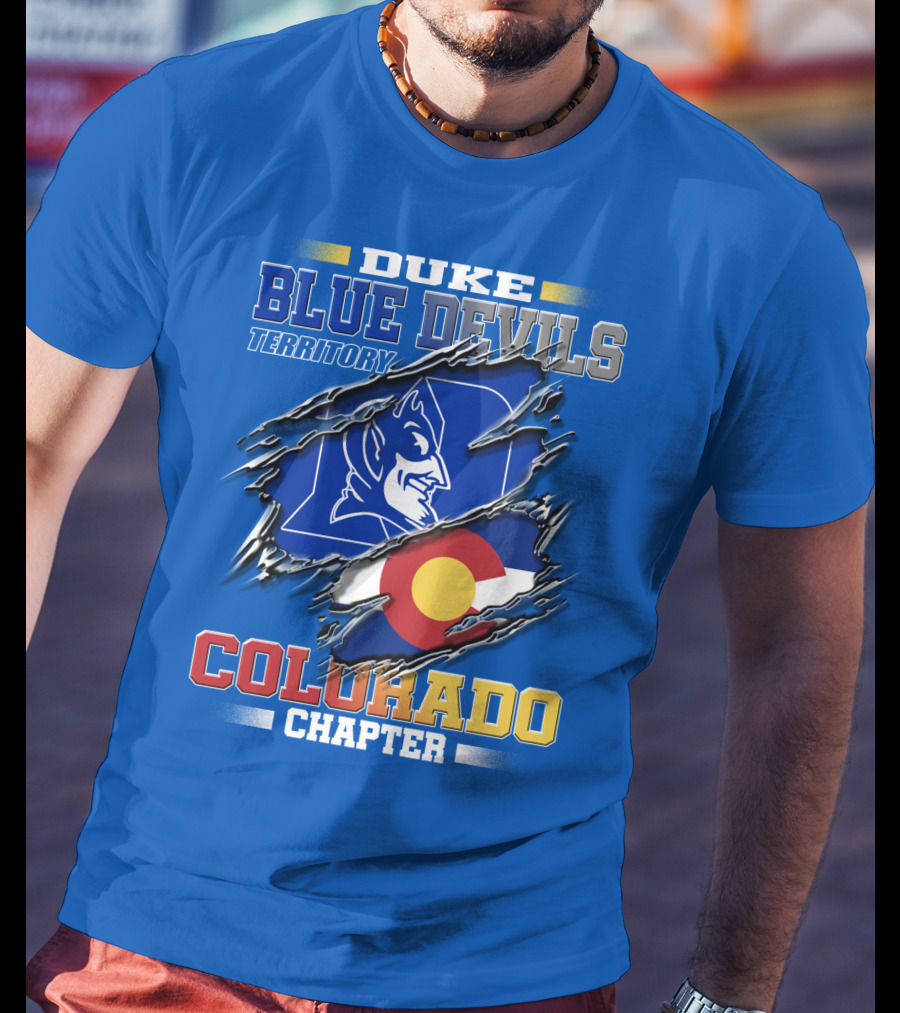 Duke Blue Devils Territory Colorado Chapter T-Shirt