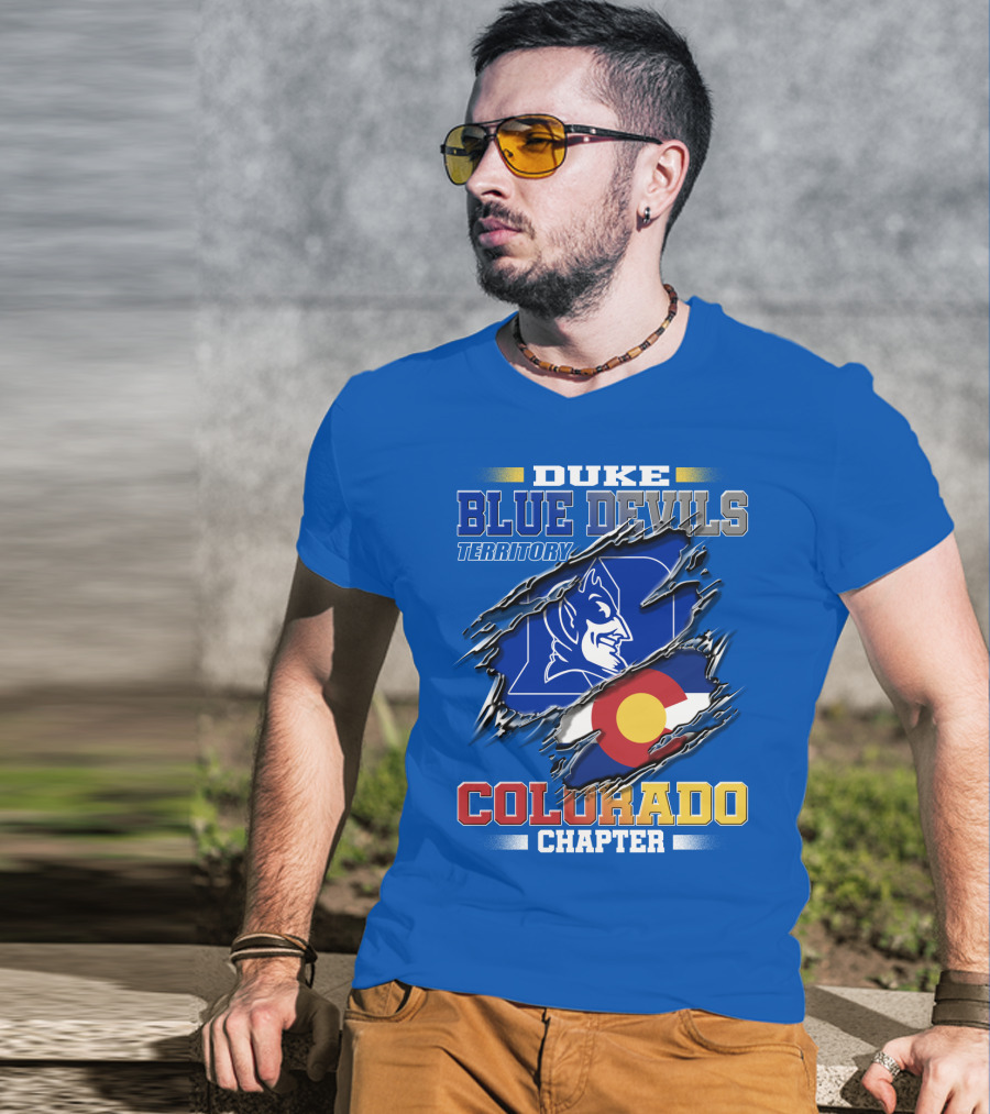 Duke Blue Devils Territory Colorado Chapter T-Shirt