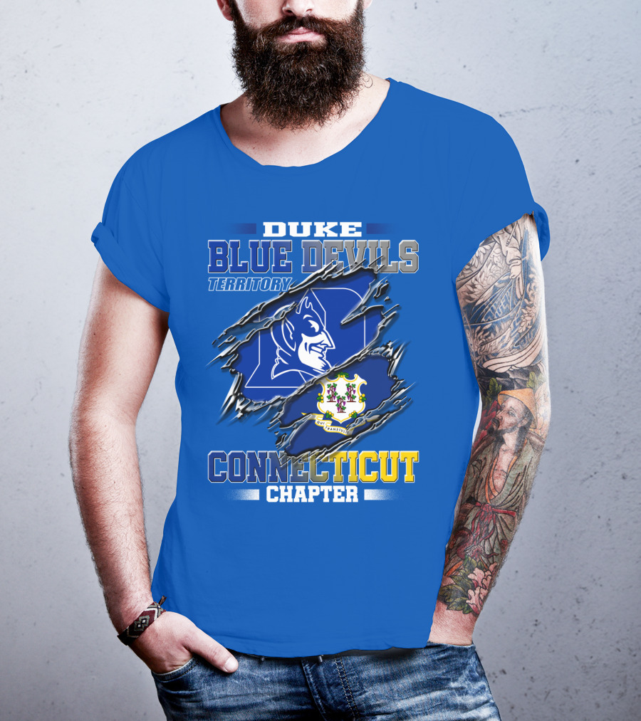 Duke Blue Devils Territory Connecticut Chapter T-Shirt
