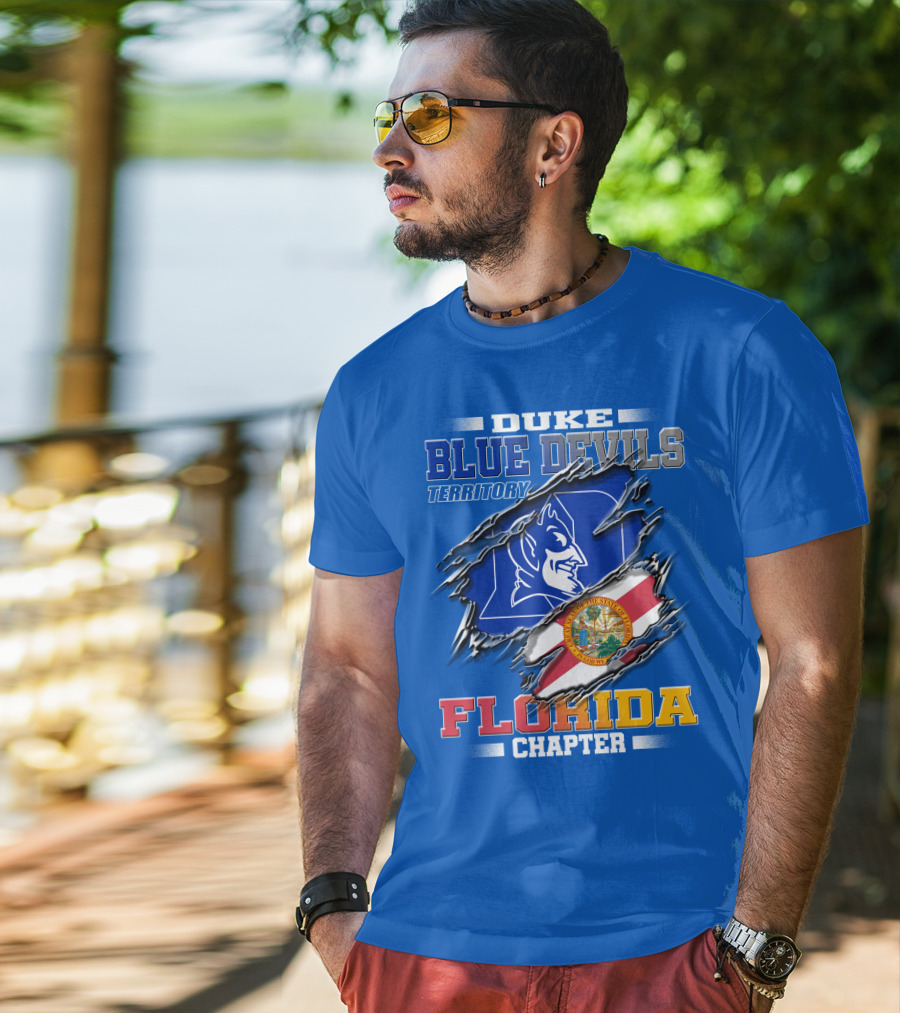 Duke Blue Devils Territory Florida Chapter T-Shirt