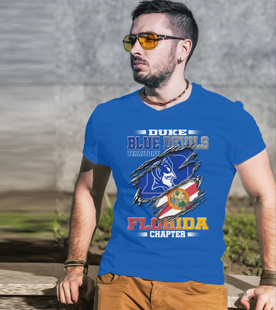Duke Blue Devils Territory Florida Chapter T-Shirt