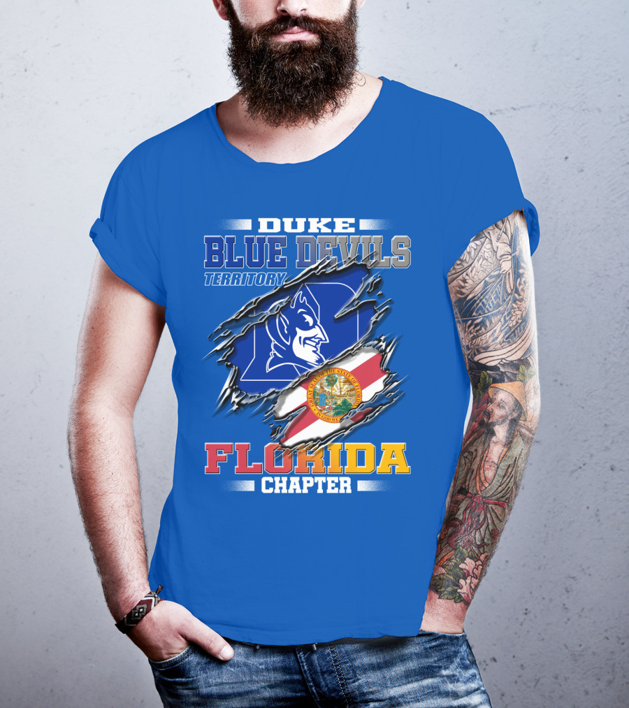 Duke Blue Devils Territory Florida Chapter T-Shirt