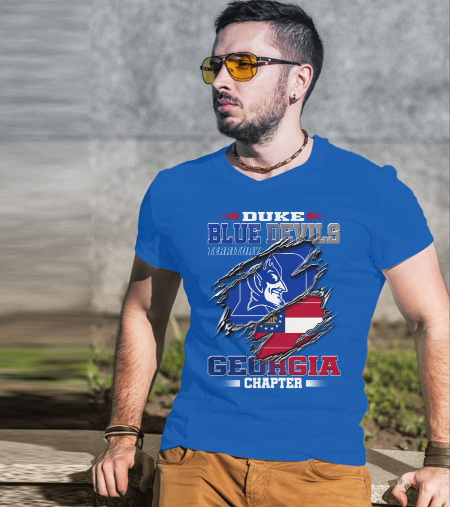 Duke Blue Devils Territory Georgia Chapter T-Shirt