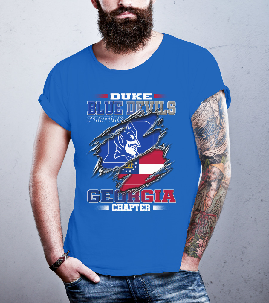 Duke Blue Devils Territory Georgia Chapter T-Shirt
