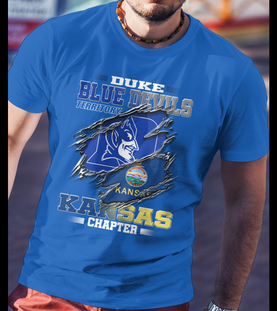 Duke Blue Devils Territory Kansas Chapter T-Shirt