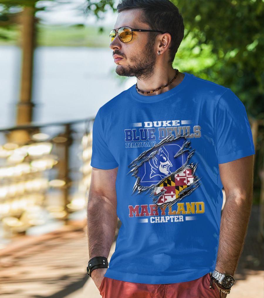Duke Blue Devils Territory Maryland Chapter T-Shirt