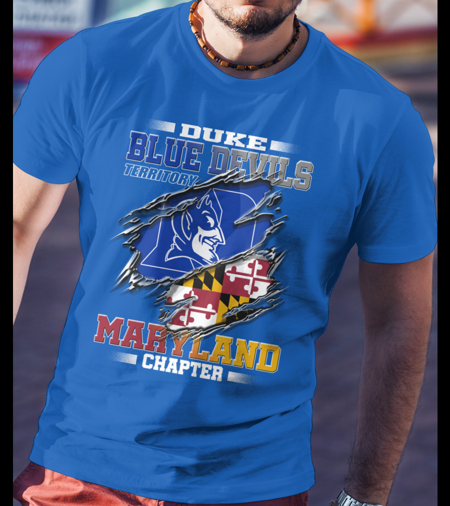 Duke Blue Devils Territory Maryland Chapter T-Shirt