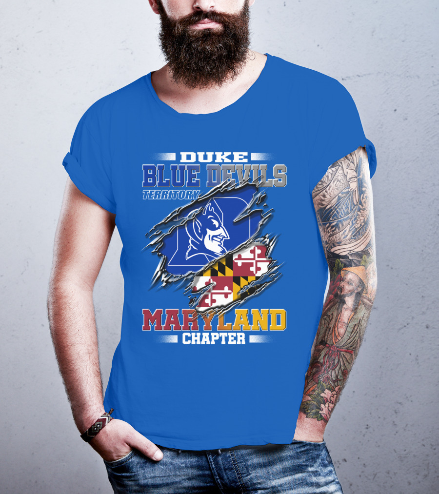 Duke Blue Devils Territory Maryland Chapter T-Shirt