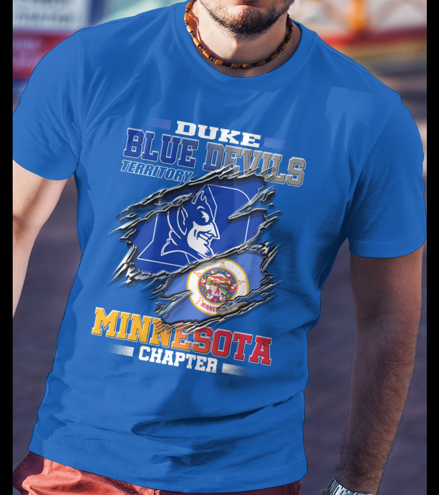 Duke Blue Devils Territory Minnesota Chapter T-Shirt