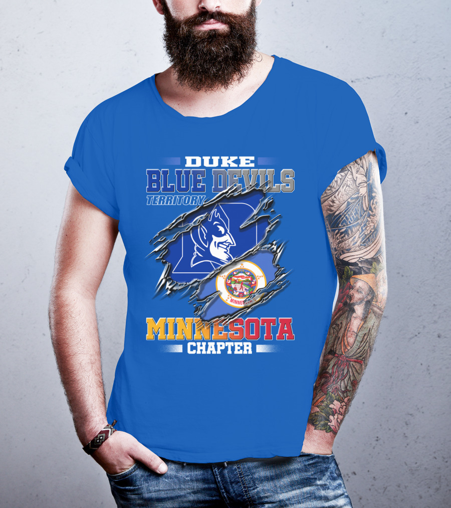 Duke Blue Devils Territory Minnesota Chapter T-Shirt