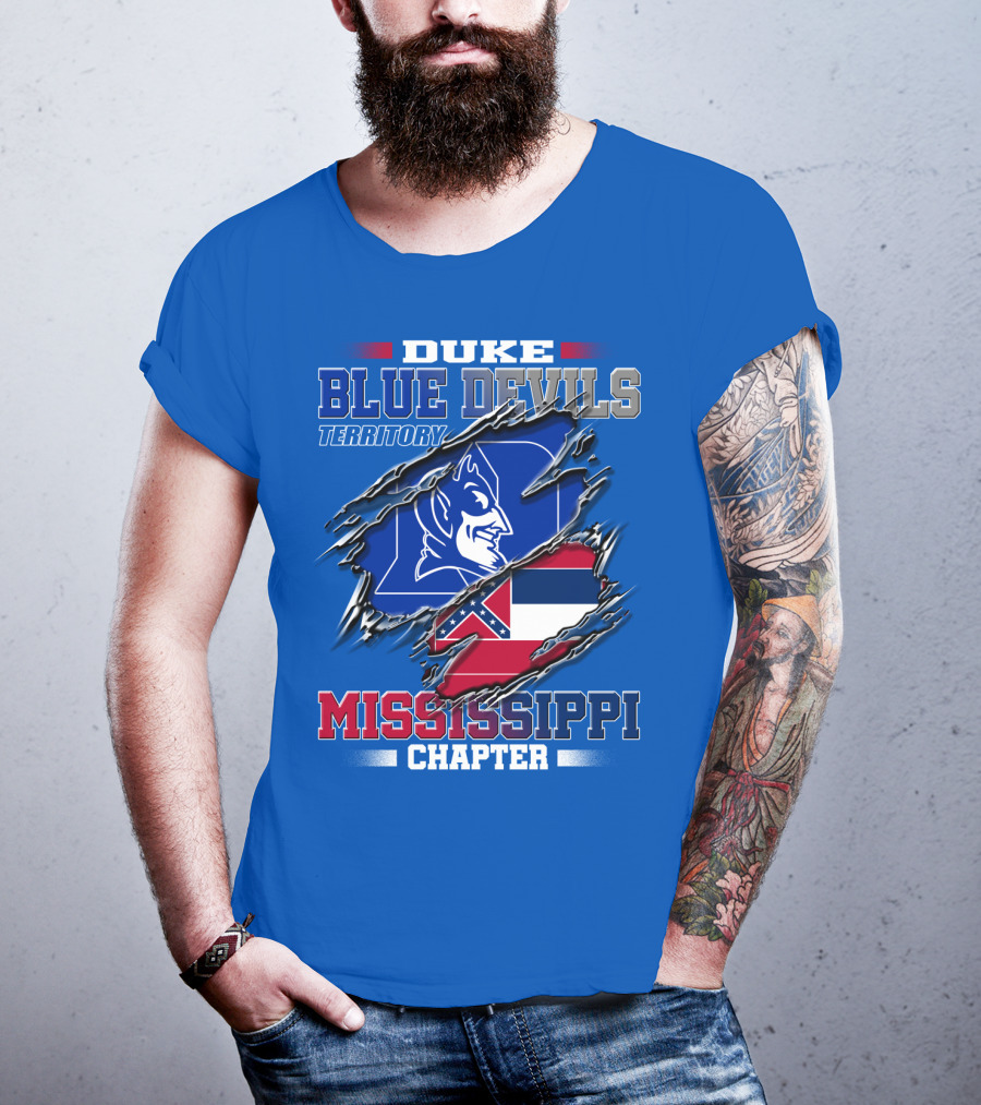 Duke Blue Devils Territory Mississippi Chapter T-Shirt