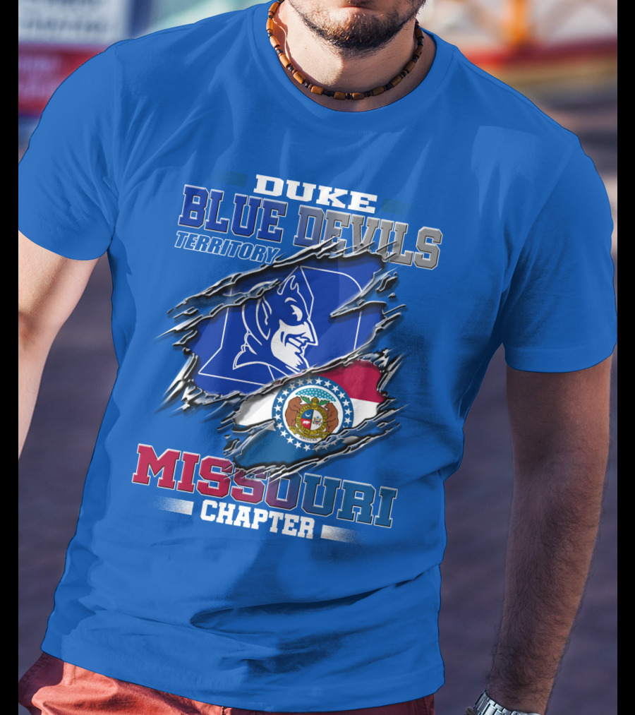 Duke Blue Devils Territory Missouri Chapter T-Shirt