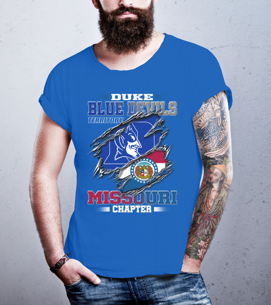 Duke Blue Devils Territory Missouri Chapter T-Shirt