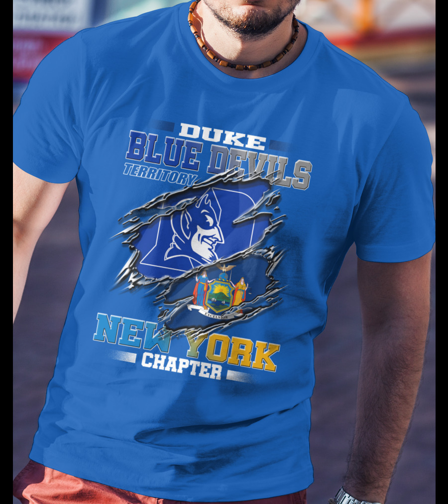 Duke Blue Devils Territory New York Chapter T-Shirt