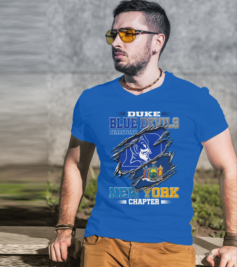 Duke Blue Devils Territory New York Chapter T-Shirt