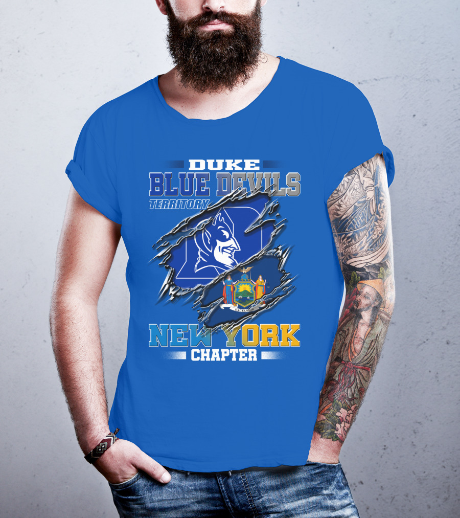 Duke Blue Devils Territory New York Chapter T-Shirt