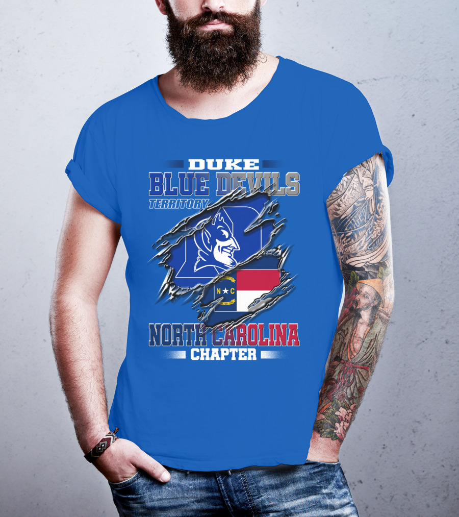 Duke Blue Devils Territory North Carolina Chapter T-Shirt