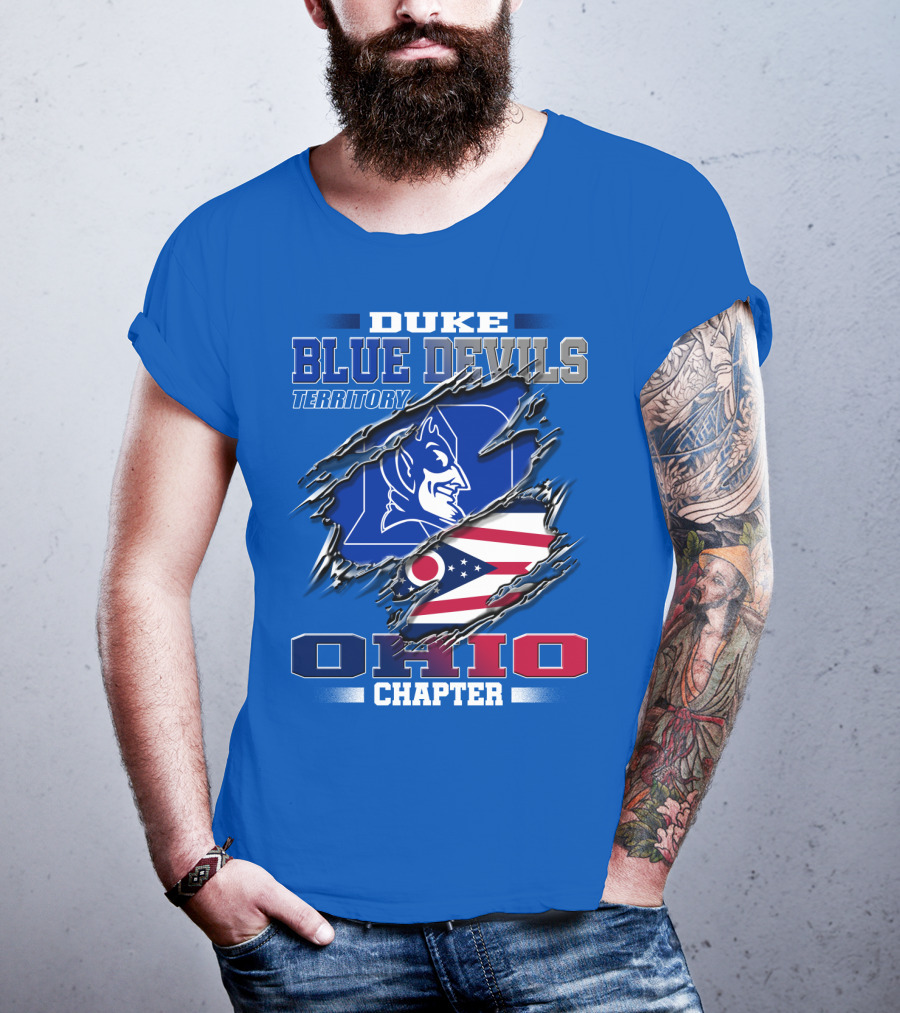 Duke Blue Devils Territory Ohio Chapter T-Shirt
