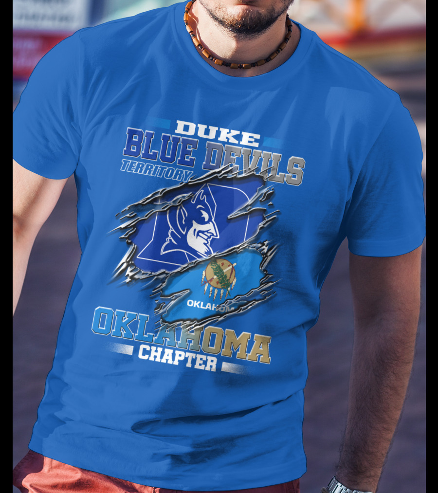 Duke Blue Devils Territory Oklahoma Chapter T-Shirt
