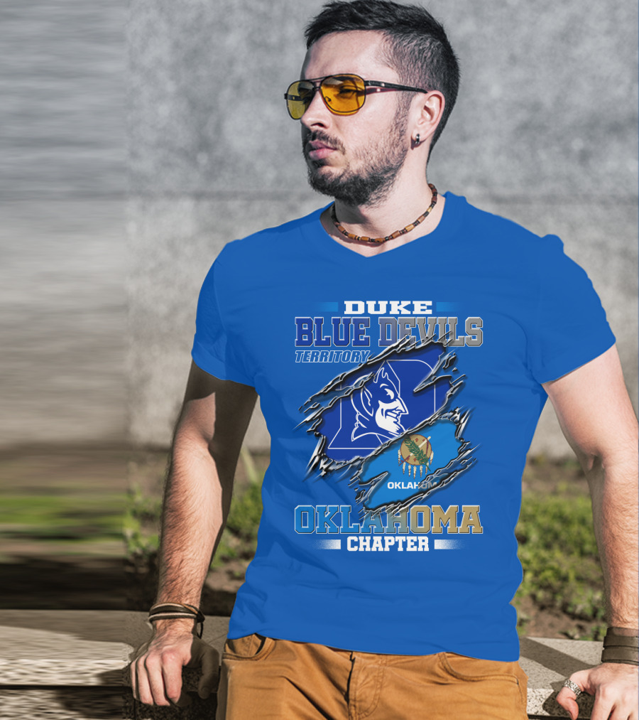 Duke Blue Devils Territory Oklahoma Chapter T-Shirt
