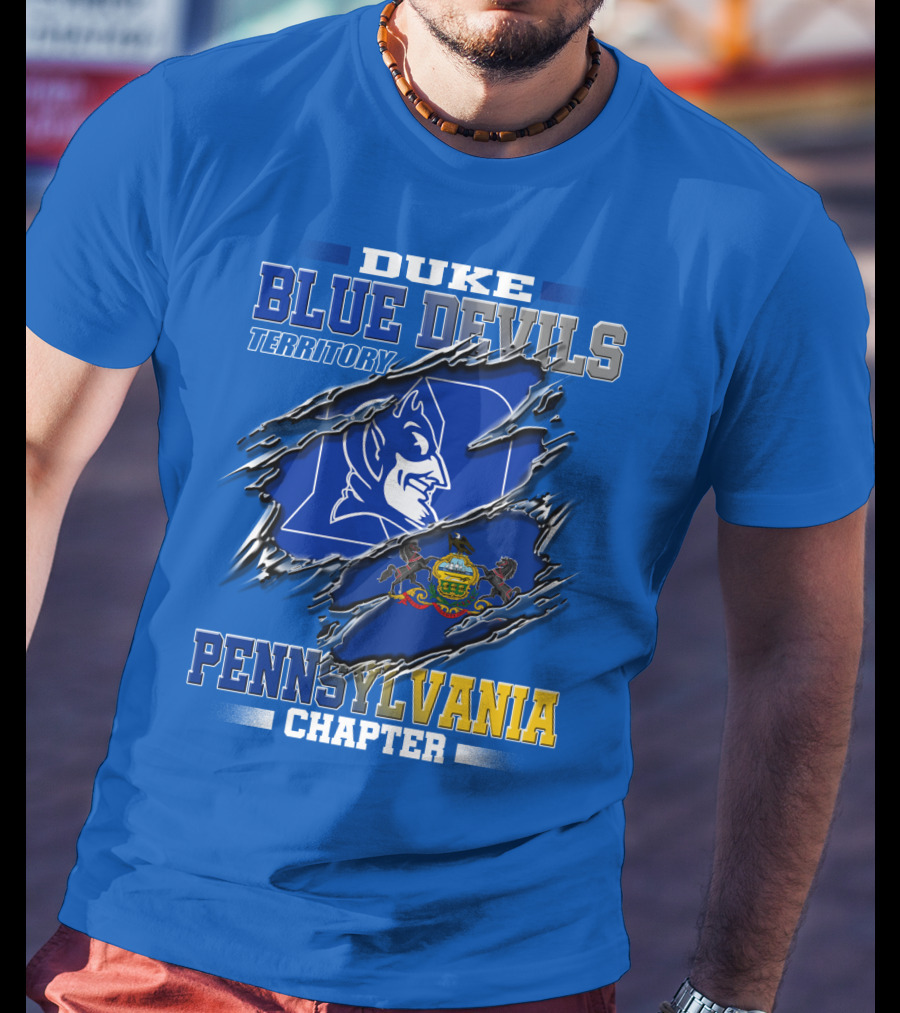 Duke Blue Devils Territory Pennsylvania Chapter T-Shirt