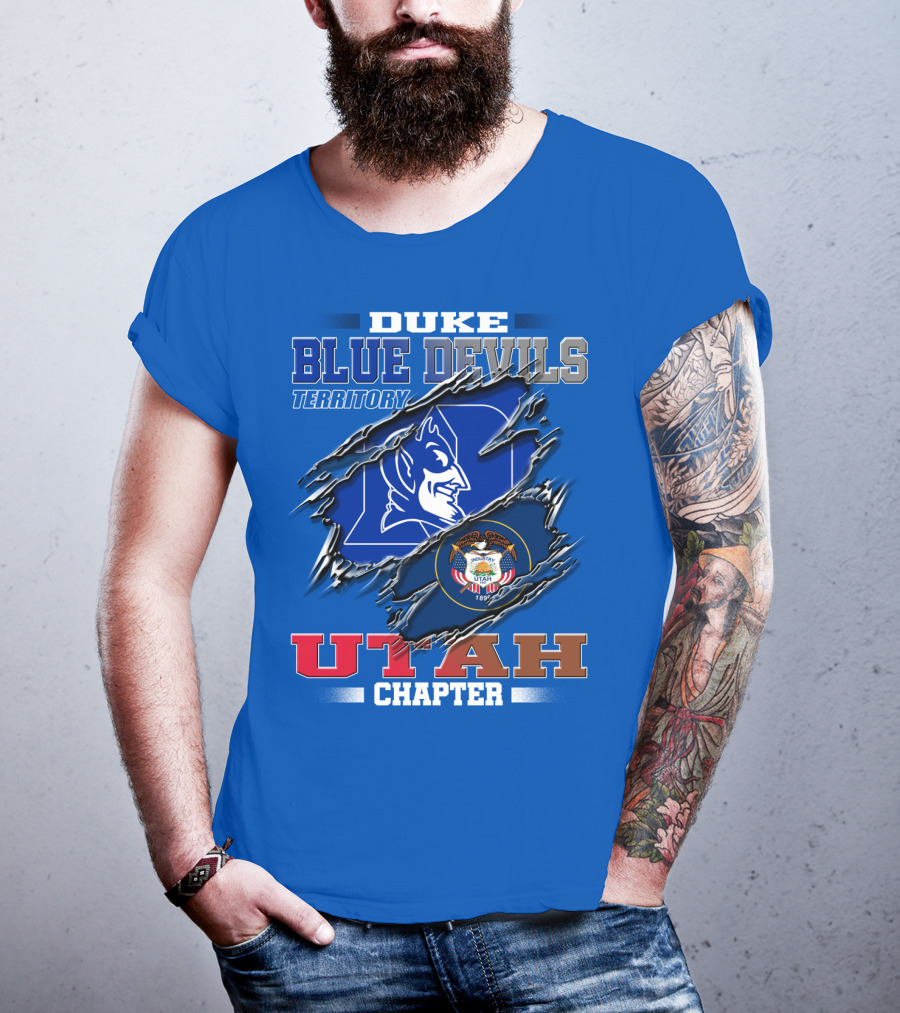 Duke Blue Devils Territory Utah Chapter T-Shirt