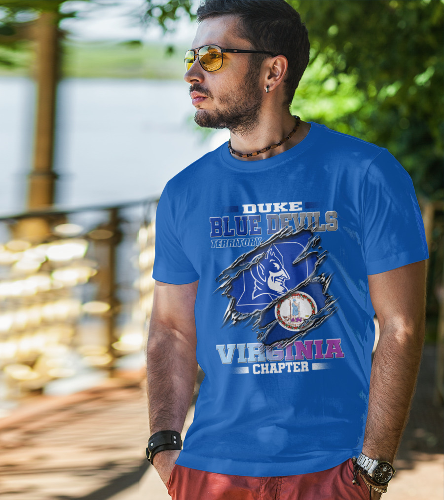 Duke Blue Devils Territory Virginia Chapter T-Shirt