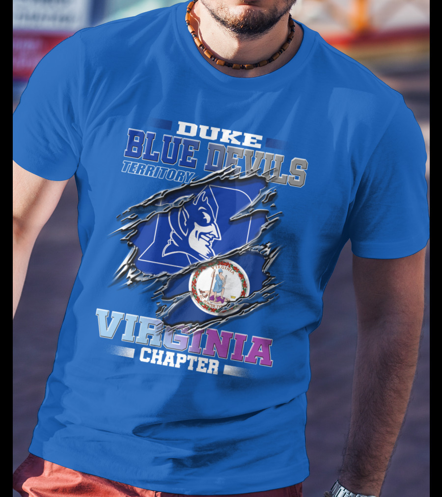 Duke Blue Devils Territory Virginia Chapter T-Shirt