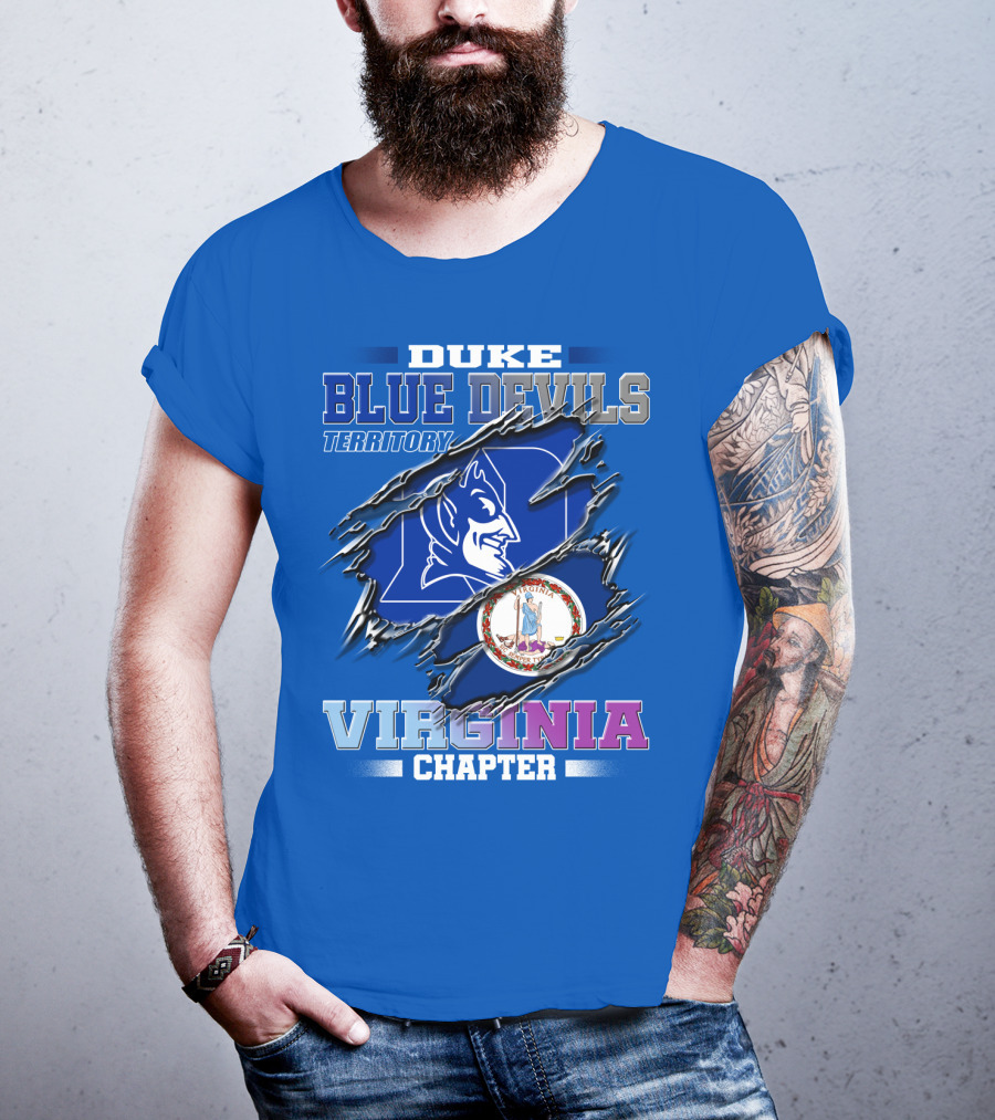Duke Blue Devils Territory Virginia Chapter T-Shirt