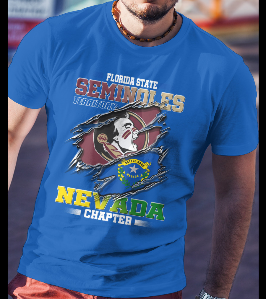 Florida State Seminoles Territory Nevada Chapter Little Honor State T-Shirt