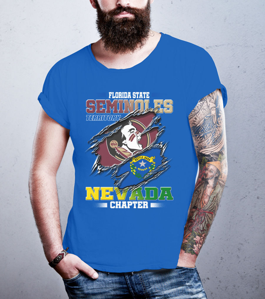 Florida State Seminoles Territory Nevada Chapter Little Honor State T-Shirt