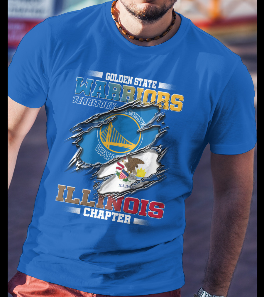 Golden State Warriors Territory Illinois Chapter T-Shirt