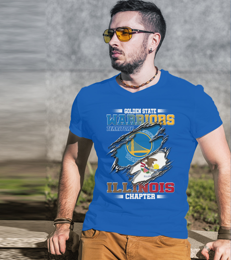 Golden State Warriors Territory Illinois Chapter T-Shirt