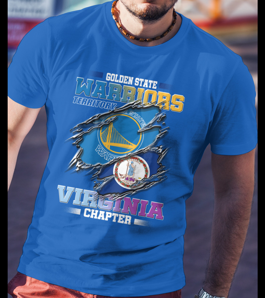 Golden State Warriors Territory Virginia Chapter T-Shirt
