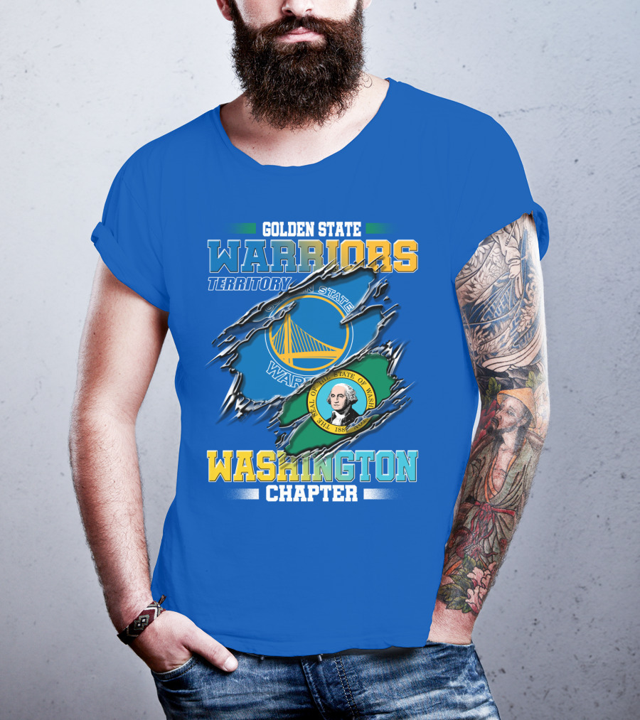 Golden State Warriors Territory Washington Chapter T-Shirt